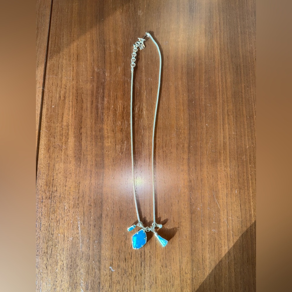 Kendra Scott Hailey Necklace with Turquoise Charms - Picture 10 of 10